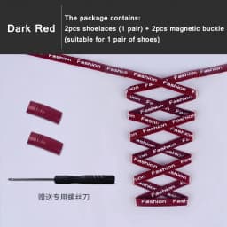 Magnetic Shoelaces Without ties Elastic No tie Shoe laces for Sneakers Lazy Shoelace Magnetic Lock One Size Fits All Kids Adult