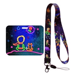 Cute Boys Card Holders Lanyards Boys Name Card Case Student Campus Badge Holder Neck Strap Men's Cardholder Lanyards