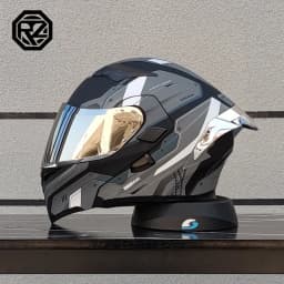 ORZ Motorcycle Helmet High Quality Dual Lens Modular Flipped Helmet Full Face Neutral Motorcycle Travel Helmet Off Road Helmet
