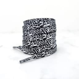 Bursting Texture Rubber Shoelaces Leopard Laces for Sneakers AF1 Men Women Sport Basketball Shoe Laces 120/140/160cm Accessories