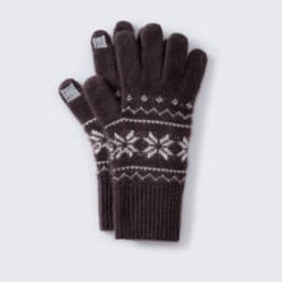 ZYCZCXX A-grade 100% Cashmere Knitted Soft Warm Touch Screen Gloves in Autumn and Winter Stretch Gloves for Men And Women.