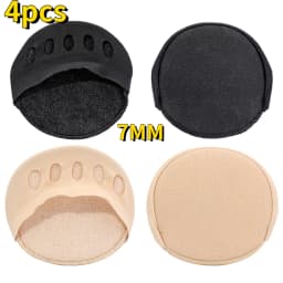 4/6/8Pcs Five Toes Forefoot Pads for Women High Heels Half Insoles Foot Pain Care Absorbs Shock Socks Toe Pad Massaging Toe Pad