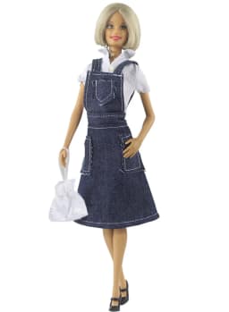 1 Set Doll Clothes 1:6 Scale Dress Outfit for 11.5 Inch 30cm Doll Many Style for Choice Gifts for Girls Doll Accessories #10