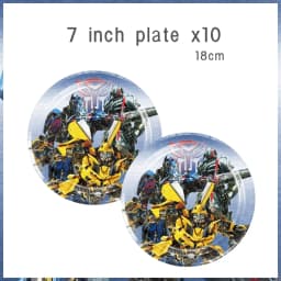 Transformation Birthday Party Decoration Plates Tablecloth Shape Shifting Robot Balloon Backdrop Baby Shower Kids Party Supplies
