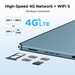 DOOGEE Tab E3 Max 2 IN 1 Tablet PC Android 16 Gemini AI 14'' 2.2K Display 48GB(8+40) RAM 256GB ROM 13500mAh Battery Smart Pads