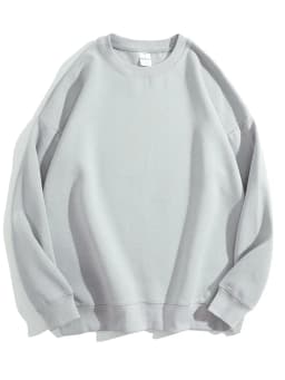 Oversized Sweatshirt Green Mint Women Basic Long Sleeve Tops Boyfriend Pink Loose Pullovers Women Sweatshirts No Hood Cotton