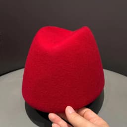 Classic Pillbox Hat 100% Wool Panama Beret Felt Hat Winter Warmer Women Fedora Hat Fascinator Formal Russia Flight Attendant Hat