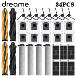 Dreame Aqua 10 Ultra Roller / Aqua10 Roller Vacuum Parts Main Roller Side Brush Bag Filter Roller Mop Cloth Acccessories