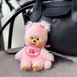 2026 NEW Monchhichi Plush Doll Pendant Kawaii Monkey Keychain Cute Cartoon Couple Keyring Bag Charms Birthday Gift 몬치치 モンチッチ
