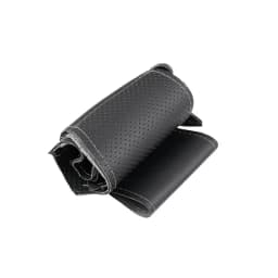 Braids on Steering Wheel For Mazda 3 Axela CX-30 CX30 2019 2020 Car Inteiror Steering Wheel Perforated Microfiber Leather Cover