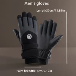 Autumn Winter Women Gloves Touch Screen Windproof Warm Riding Snow Play Men and Women Warm Gloves