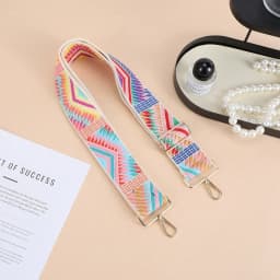 Vintage Style DIY Embroidery Shoulder Strap Multi-purpose Fashion Handbag Accessory Adjustable Comfortable Purse Strap