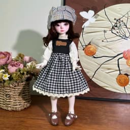 Sweet 1/6 30cm Doll 1/6 BJD Skirt Handmade DIY Doll'S Lolita Dress Replace Kids Gift 30cm Doll Clothes Cotton Doll