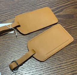 Personazlized Name Real Leather Luggage Tag Custom Letters Travel Accessories Suitcase Bag Label Luxury Trolley Case Marker Tag