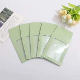 10pcs Paper Transparent Window Envelopes 8.5*11cm DIY Photo Card Frame Storage Holders for Jewelry Accessories Gift Packaging