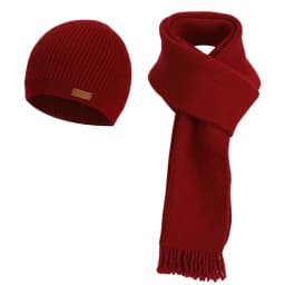 3 Pcs Sets Winter Women Plush Knitted Cold Hat Warm Woolen Head Cap Scarf Gloves Hats Outdoor Ear Windproof Beanies Cap