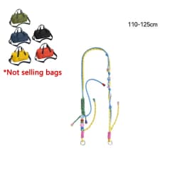 Outdoor Multicolor Rope Braided Bag Strap Handbag Modification Crossbody Strap Detachable Bag Shoulder Belt Strap Replacement