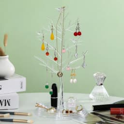 Bird Tree Shape Jewelry Display Stand Holder Headrope Earrings Necklace Organizer Rack Household Dressing Table Showcase Hanger