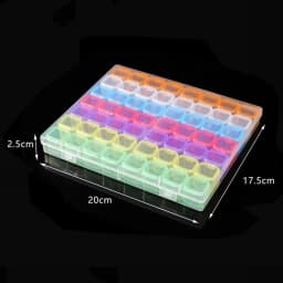 28 Grid Rectangle Plastic Jewelry Box Compartment Storage Box Case Jewelry Earring Bead Craft Display Container Organizer