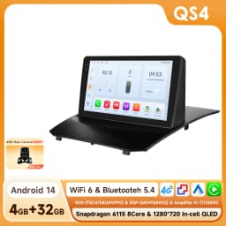 Hizpo 2 Din Android 14 Car Radio Multimedia For Ford Fiesta 2009-2017 Video Player GPS Navigation 4G+WIFI Carplay Head Unit 7862