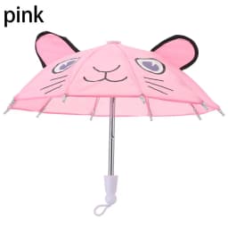 Doll Umbrella 1/3 1/4 Mini Umbrella Rain Gear For 18 Inch & 43cm Baby Doll Accessories Decoration