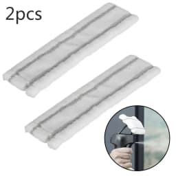 2 Pcs Microfibre Mop Cloths For WV1 WV50 WV75 Cleaning Machine Cleaning Machine Special Cleaning