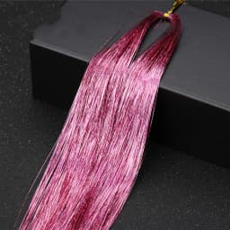 1 Pc Sparkle Shiny Hair Tinsel Hair Extensions Dazzles Women Hippie for Braiding Headdress Hair Braiding Tools Long 100cm