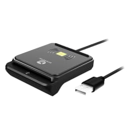 Zoweetek CIE Identity Smart Card Reader for NFC Contactless and Contact Chip Card DNI CRS CNS Compatible with Windows