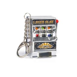 1pc Lucky Jackpot Mini Fruit Slot Machine Fun Birthday Keychain Gift Kids Educational Toy Coin Operated Games Machine