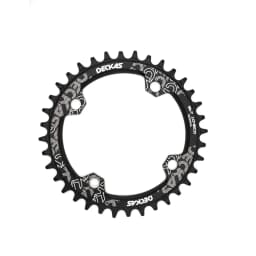 Deckas 104BCD Round Narrow Wide Chainring MTB Mountain Bike Bicycle 104BCD 32T 34T 36T 38T Crankset Tooth Plate Parts 104 BCD
