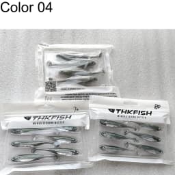 THKFISH 5/6pcs Fishing Soft Lures 7cm 8cm 10cm Paddle Tail Artificial Fishing Baits Freshwater Silicone Soft Lures Swimbait