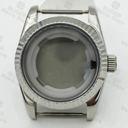 BLIGER 31mm NH05 NH06 Watch Case Fluted Curved Silver Gold Rose Gold Jubilee For Ladies Watch Date Sapphire Glass Waterproof