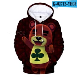 Hoodies men Animal Crossing 3D Sweatshirts Women pullover Cartoon Game Harajuku Funny Student's Hooded Spring/Autumn Tops