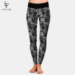LETSFIND Hot Sell 3D Abstraction Pattern Print Fitness Legging Fashion High Waist Sexy Women Slim Stretch Pants