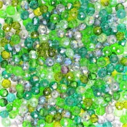 Isywaka Solid Army Green Colors 4*6mm 50pcs Rondelle Austria Faceted Crystal Glass Beads Loose Spacer Round Beads Jewelry Making