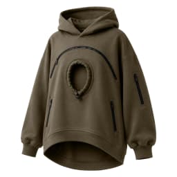 Personalized LOGO Customized Women's Hooded Pet Cat Pocket Casual Sweater Zipper Long Sleeve Hooded Fleece Top