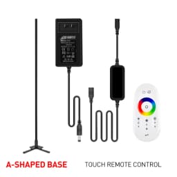 160cm RGBIC Smart Corner Floor Lamp with Ambient Lighting, Alexa & Tuya App Control, Adjustable Colors & Effects for Bedroom, Ga