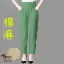 Large Size Korean Casual Thin Cotton Linen Pants Women Spring Summer Elastic Waist Ankle-Length Pants Woman Harem Trousers