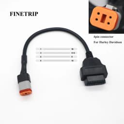 Motorcycle OBD2 Cable For Honda/Suzuki For YAMAHA For KYMCO For BMW For Ducadi For KTM Motorbike Diagnostics Connector Adapter