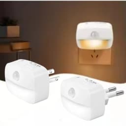 Sensor LED Night Light EU/US Plug Socket 3 Modes Night Lamp For Children Night Lights Wireless Wall Bedside Bedroom Night Lamp