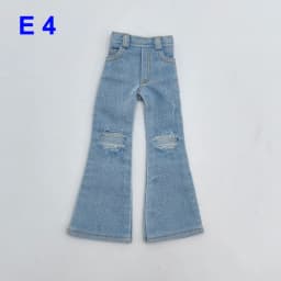 For Blythe Doll Clothes Bell-bottoms Jeans Pants for Ob24 Ob22 Azone Dolls Outfit