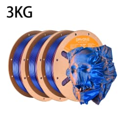 ERYONE High Speed Filament Silk PLA Filament for 3D Printer 1.75mm +/-0.03mm, Rapid PLA 3D Printing Filament, 3KG/5KG/11KG