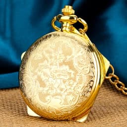 Top Luxury Gold Anything from Trolleys Wizard Magic World Quartz Pocket Watch Cosplay Necklace Pendant Chain Jewelry Male Clock