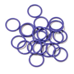 50pcs 8mm 10mm Colorful Single Loop Ring Metal Closed End Single Ring For Diy Jewelry Making Connectors Accessories Supplies