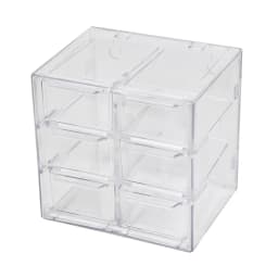 Transparent 6/9/12Grids Dust-proof Jewelry Organizer Desktop Storage Box Drawer Type Shelf Storage Small Drawer Jewelry Box