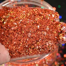 50g Holographic Mixed Hexagon Shape Chunky Irediscent Nail Art Glitter Flakes Laser Sparkly Sequins Slices Nail Art Decoration