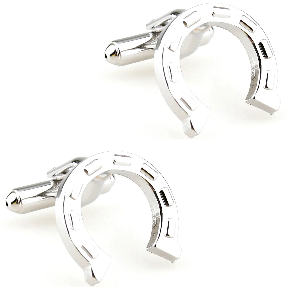 28 Styles Enamel Metal Knots Cufflinks Men Clip Flower Horse Shoe Cuff Links 1 Pair