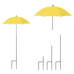 Plant Umbrella Height Adjustable With Stake Garden Shade Protect Plants From Sun For Potted Plants Flower Beds For Outdoor Plant