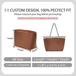 Bag Organizer Insert For City 33 Soft Nylon Durable Fashion Gift Bag Support Storage Inner Modification Bag Accessorie