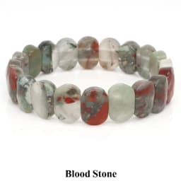 Natural Stone Square Beads Strand Bracelets Amethyst Rose Quartz Healing Crystal Rectangle Bangle Women Gemstone Jewelry Gifts